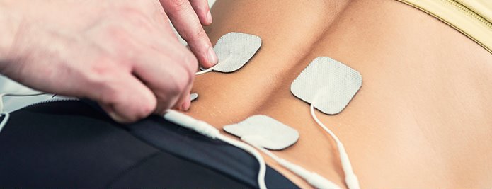 경피신경전기자극치료 시술 사진